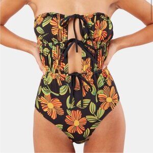 Solid and Striped One Piece